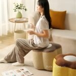 Ghế đôn trang trí hình bông hoa đáng yêu GO4490