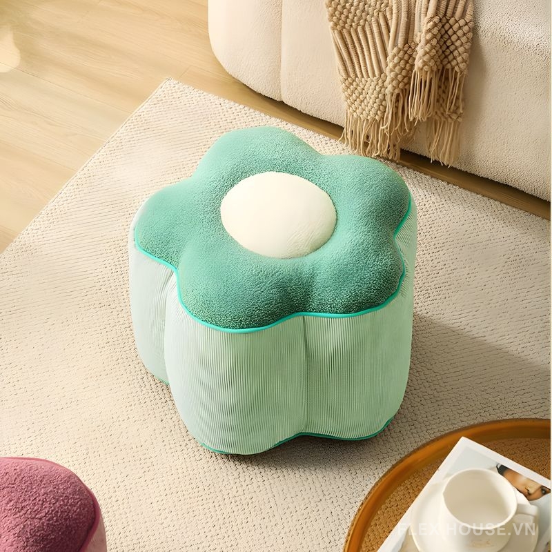 Ghế đôn trang trí hình bông hoa đáng yêu GO4490