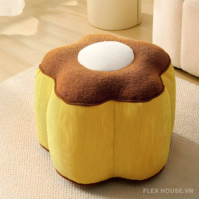 Ghế đôn trang trí hình bông hoa đáng yêu GO4490