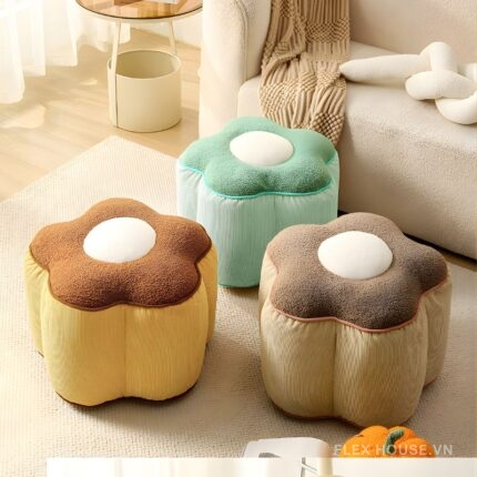 Ghế đôn trang trí hình bông hoa đáng yêu GO4490