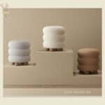 Ghế đôn trang trí hình kẹo bông gòn đáng yêu WCL4636