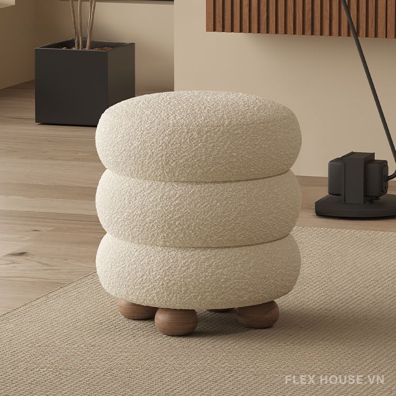 Ghế đôn trang trí hình kẹo bông gòn đáng yêu WCL4636 9 Ghế đôn trang trí hình kẹo bông gòn đáng yêu WCL4636