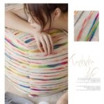 Ghế đôn trang trí mini rainbow JX5252