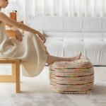 Ghế đôn trang trí mini rainbow JX5252