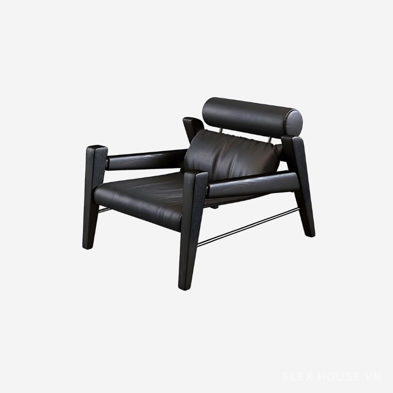 Ghế sofa đơn khung gỗ phong cách Bắc Âu FL7476