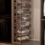 Giá để giày 2 chiều âm tủ 11 tầng cho tủ lớn YHF2506