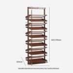 Giá để giày 2 chiều âm tủ 12 tầng tiết kiệm không gian YHF2507