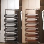 Giá để giày 2 chiều âm tủ 12 tầng tiết kiệm không gian YHF2507