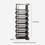 Giá để giày 2 chiều âm tủ gắn cánh cao 1865mm YHF2508