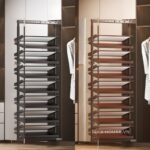 Giá để giày 2 chiều âm tủ tối ưu diên tích 1865mm YHF2509 (2)