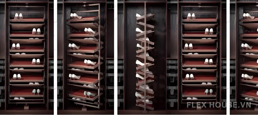 Giá để giày âm tủ: Giải pháp tối ưu cho mọi không gian sống 13 Giá để giày âm tủ