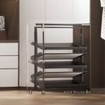 Giá để giày âm tủ 2 chiều 5 tầng cho tủ không đáy YHF2515