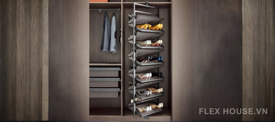 Giá để giày âm tủ: Giải pháp tối ưu cho mọi không gian sống 2 Giá để giày âm tủ