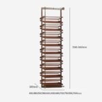 Giá để giày âm tủ gắn cánh tiện lợi tiết kiệm không gian 2465mm YHF2513