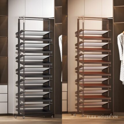 Giá để giày âm tủ tối ưu diên tích cao 1985mm YHF2524