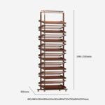 Giá để giày gắn cánh âm tủ linh hoạt cao 2105mm YHF2525