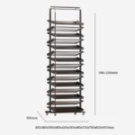 Giá để giày gắn cánh âm tủ linh hoạt cao 2105mm YHF2525