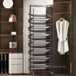 Giá để giày gắn cánh âm tủ linh hoạt chiều cao các tầng 2105mm YHF2510