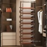 Giá để giày gắn cánh âm tủ linh hoạt chiều cao các tầng 2105mm YHF2510