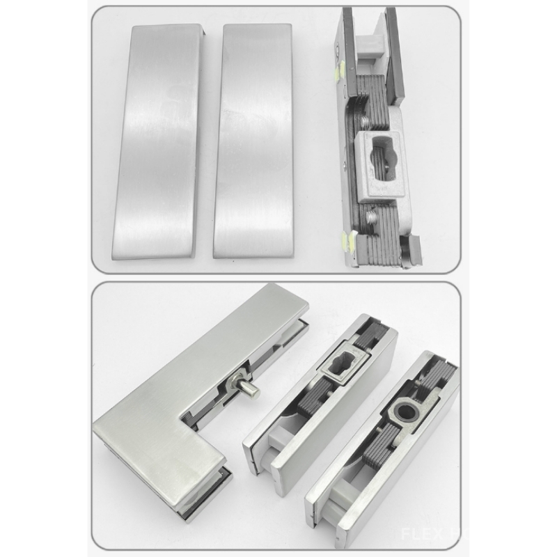 Kẹp trên dưới cho cửa kính bằng thép không gỉ KD5321 7 Kẹp trên dưới cho cửa kính bằng thép không gỉ KD5321 16