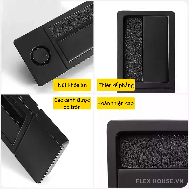 Khóa âm cửa trượt hai mặt hợp kim kẽm hiện đại YJ324 6 Khóa âm cửa trượt hai mặt hợp kim kẽm hiện đại YJ324 10