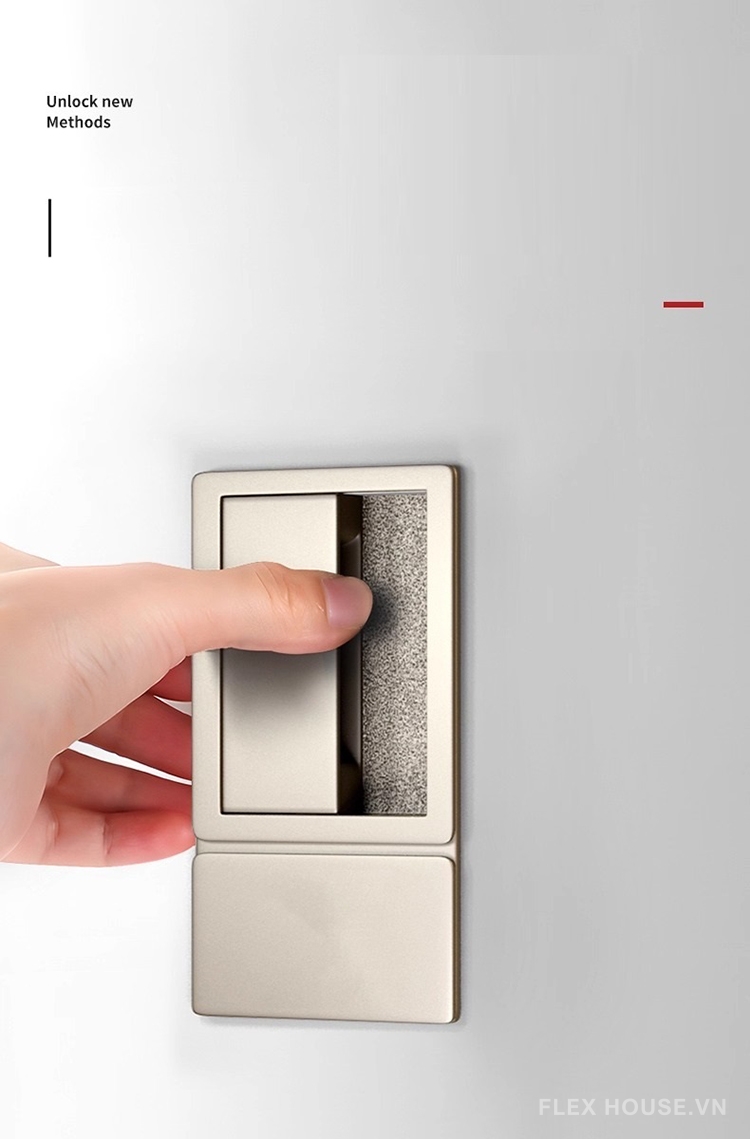 Khóa âm cửa trượt hai mặt hợp kim kẽm hiện đại YJ324 2 Khóa âm cửa trượt hai mặt hợp kim kẽm hiện đại YJ324 6