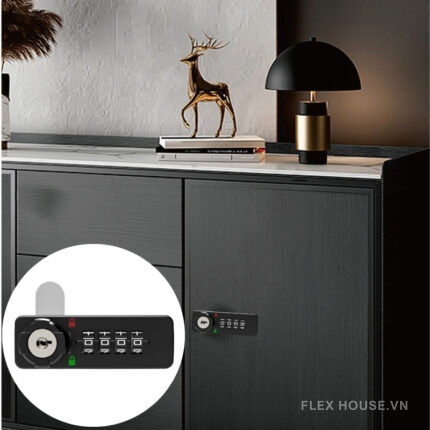 Khóa cơ 4 mã số cho tủ văn phòng DMZ-6088R-90