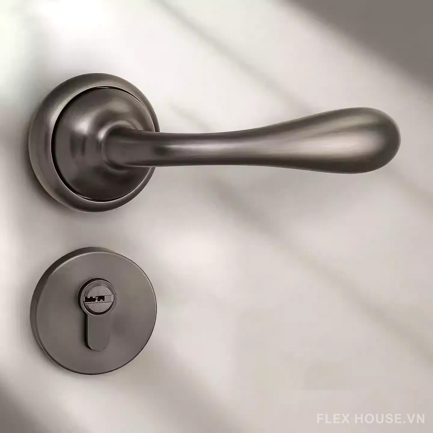 Khóa cửa tay gạt hợp kim Nordic tối giản BAG910 10