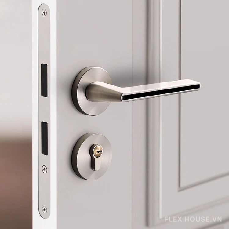Khóa cửa tay gạt hợp kim hiện đại tối giản FTR0271 (9) Khóa cửa tay gạt hợp kim hiện đại tối giản FTR0271 1