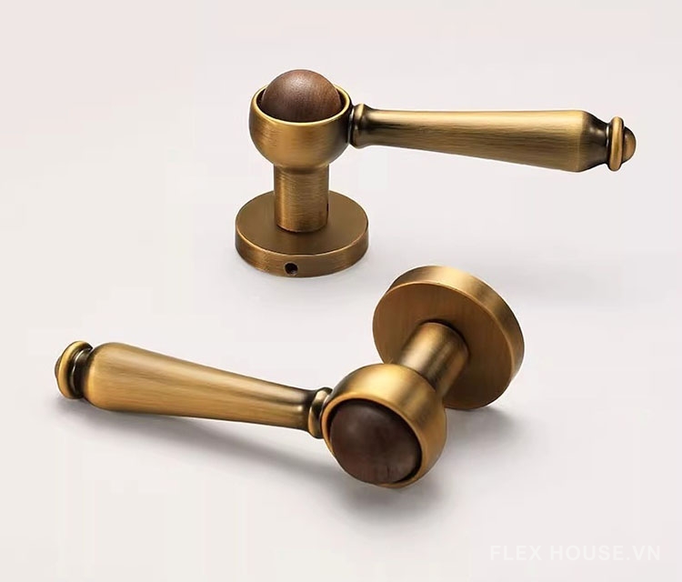 Khóa cửa tay gạt hợp kim kẽm phối bóng gỗ YJ8264 5 Khóa cửa tay gạt hợp kim kẽm phối bóng gỗ YJ8264 10