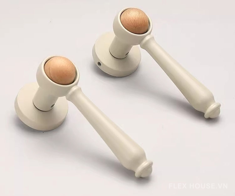 Khóa cửa tay gạt hợp kim kẽm phối bóng gỗ YJ8264 4 Khóa cửa tay gạt hợp kim kẽm phối bóng gỗ YJ8264 9
