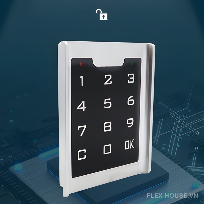 Khóa mật mã cao cấp cho tủ locker DMZ-1669M 3 Khóa mật mã cao cấp cho tủ locker DMZ-1669M 7