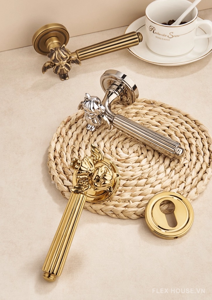 Khóa phân thể bằng đồng thau decor thiên sứ GT977B 1 Khóa phân thể bằng đồng thau decor thiên sứ GT977B 8