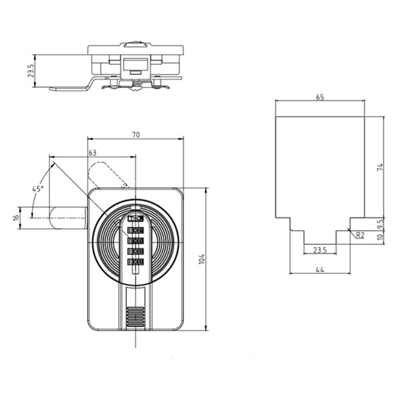 Khóa số cơ hợp kim kẽm cao cấp DMZ-6221 3 Khóa số cơ hợp kim kẽm cao cấp DMZ-6221 6