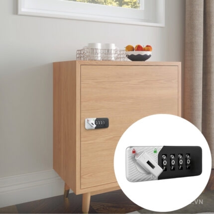 Khóa số cơ xoay núm 4 mã cho tủ gỗ DMZ-6016