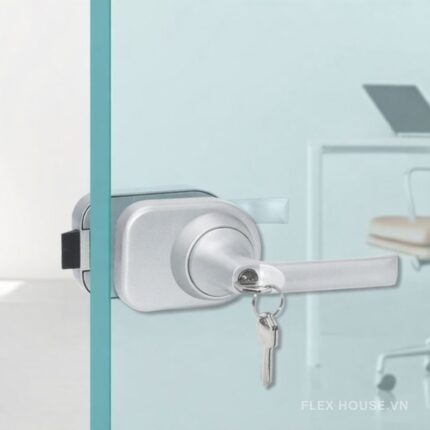 Khóa tay cầm cho cửa kính hợp kim nhôm KD4271