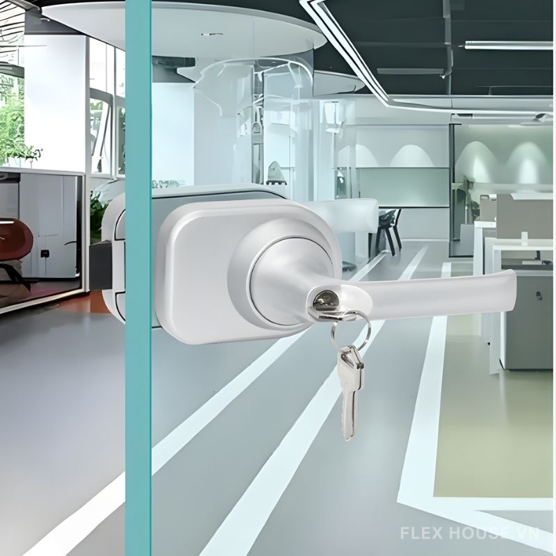 Khóa tay cầm cho cửa kính hợp kim nhôm KD4271 5 Khóa tay cầm cho cửa kính hợp kim nhôm KD4271 12