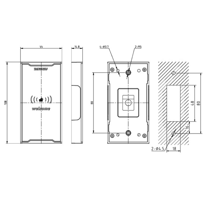 Khóa thẻ từ ID chuyên dụng cho tủ đồ DMZ-1988K 3 Khóa thẻ từ ID chuyên dụng cho tủ đồ DMZ-1988K 8