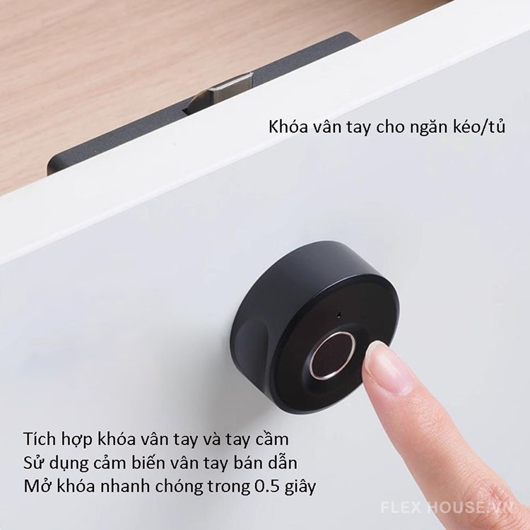 Khóa vân tay cho ngăn kéo tủ F169S 10