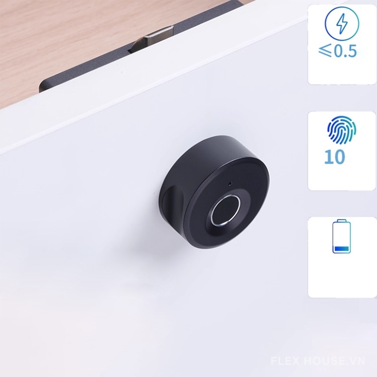 Khóa vân tay cho ngăn kéo tủ F169S 11