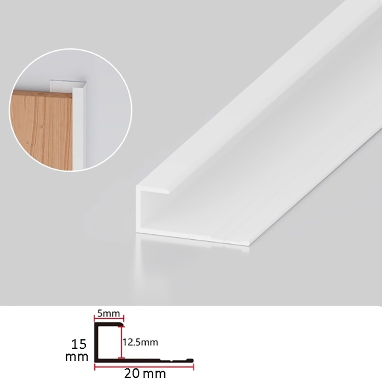 Nẹp nhôm bo đầu tấm ốp tường HB-SK-125 10