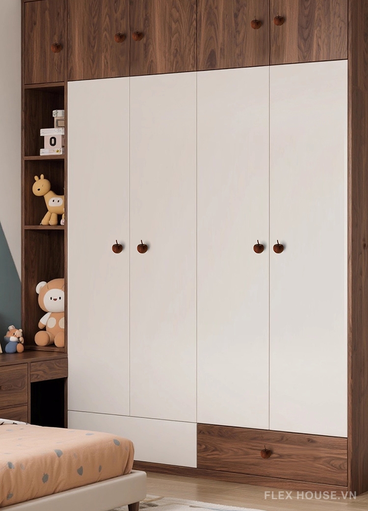 Núm tay nắm tủ bằng gỗ hình quả táo YJ6989 6 Núm tay nắm tủ bằng gỗ hình quả táo YJ6989 10