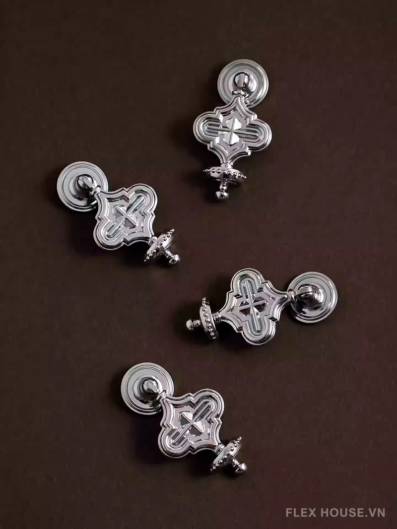 Núm tay nắm tủ đồng châu Âu nghệ thuật JYJ386 12