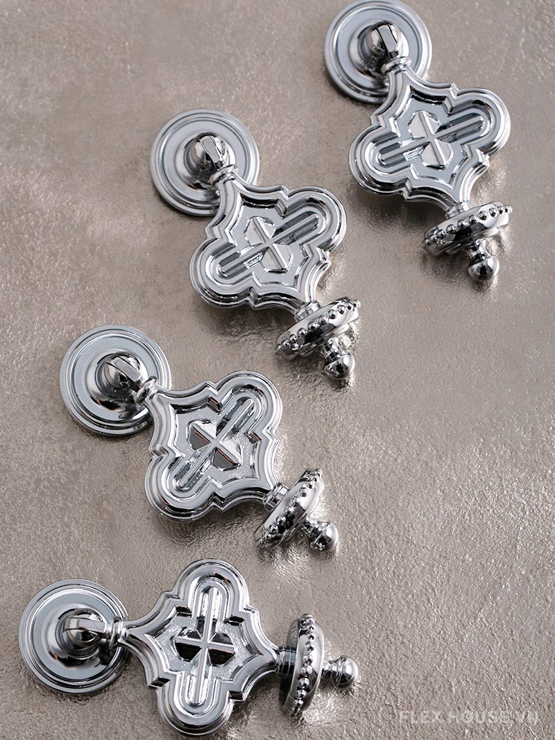 Núm tay nắm tủ đồng châu Âu nghệ thuật JYJ386 7