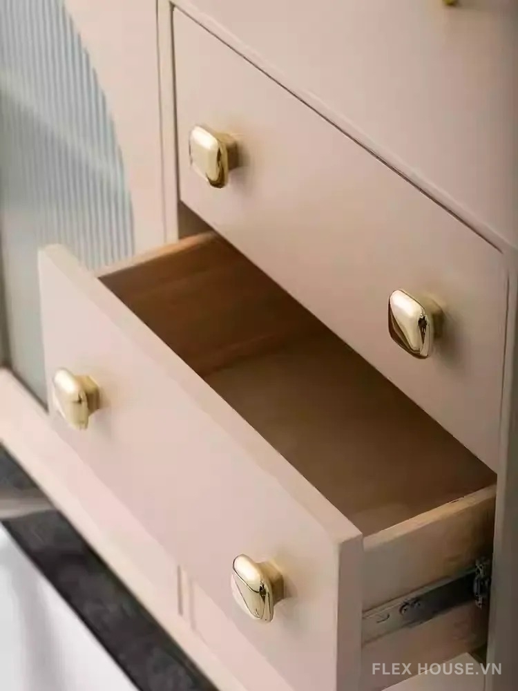 Núm tay nắm tủ đồng dáng vuông tối giản JYJ682 15