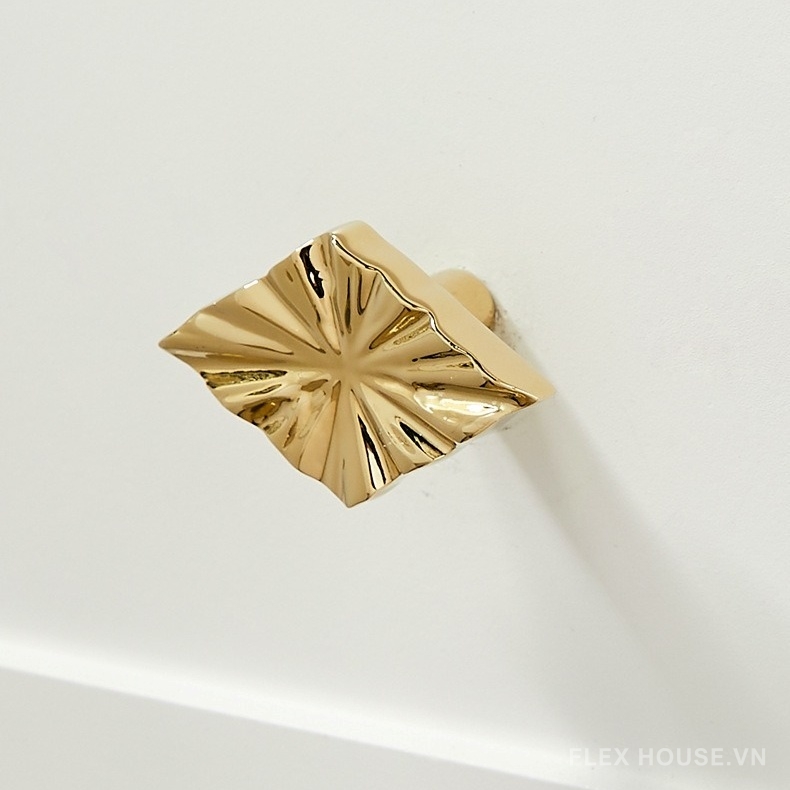 Núm tay nắm tủ đồng thau Diamond Glow PALO367 8