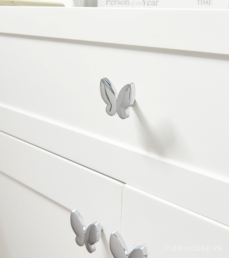 Núm tay nắm tủ đồng thau hình bươm bướm PALO089 6 Núm tay nắm tủ đồng thau hình bươm bướm PALO089 12