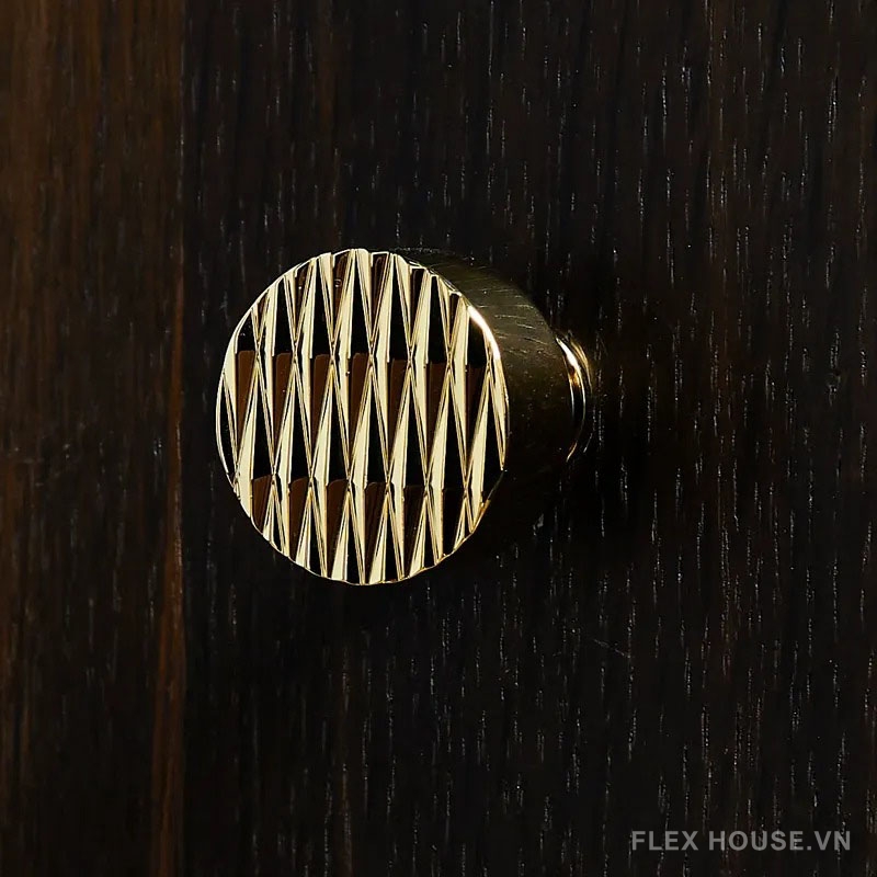 Núm tay nắm tủ đồng tròn họa tiết Diamond PALO434 7 Núm tay nắm tủ đồng tròn họa tiết Diamond PALO434 13