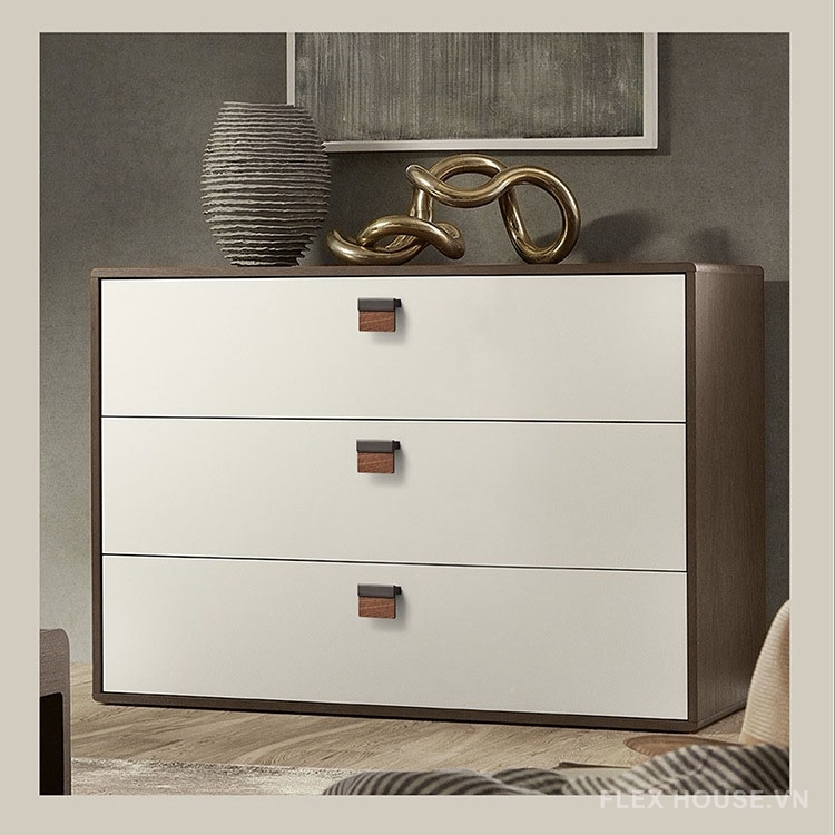 Tay nắm tủ hợp kim phối gỗ óc chó Z592 3 Tay nắm tủ hợp kim phối gỗ óc chó Z592 7