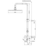 Sen tắm cây kim loại nóng lạnh dáng tròn TOTO TBW07006A